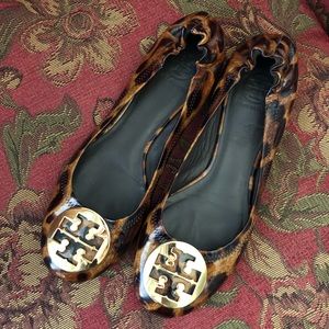 Tory Burch leopard flats